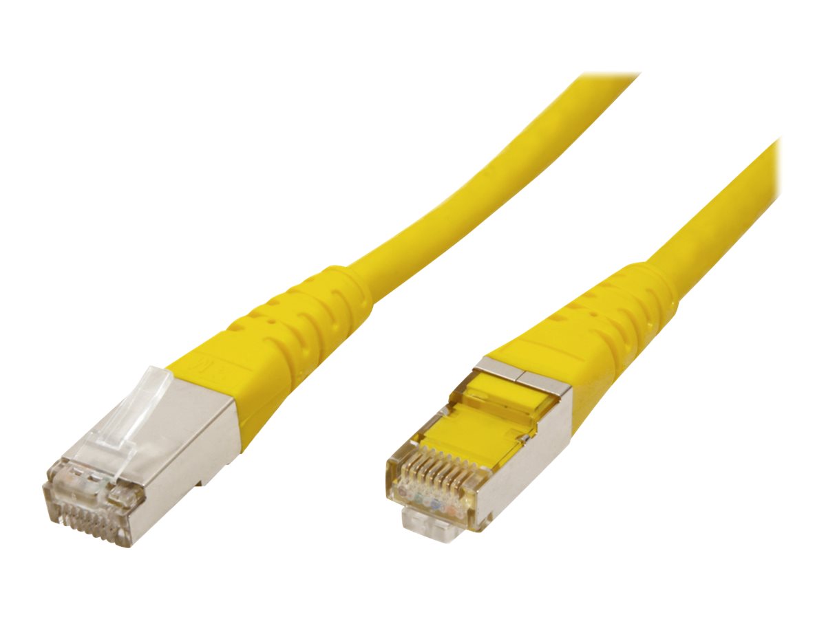 ROLINE Patchkabel Kat.6 Class E S/FTP PiMF gelb 2m - Vorderansicht