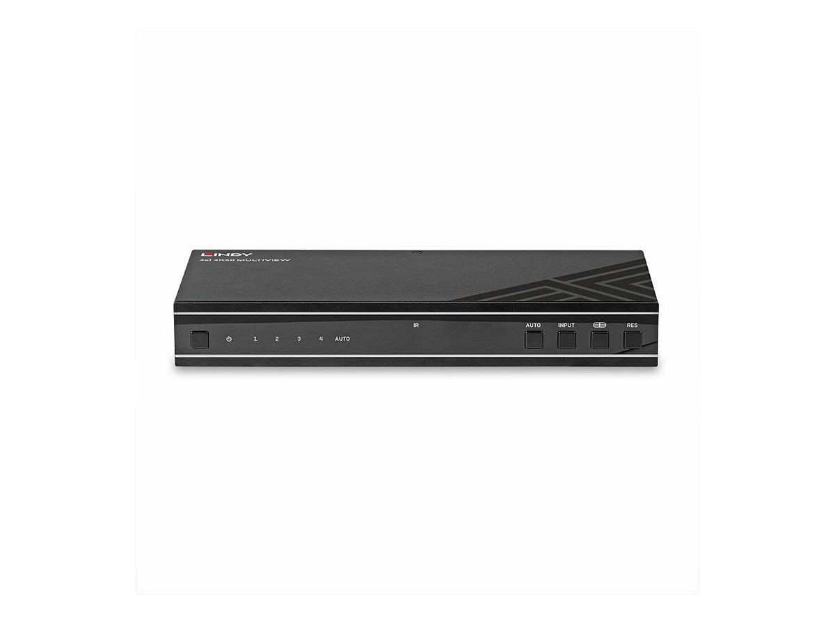 LINDY 4x1 HDMI 4K60 Multiview Seamless Switch Vorderansicht