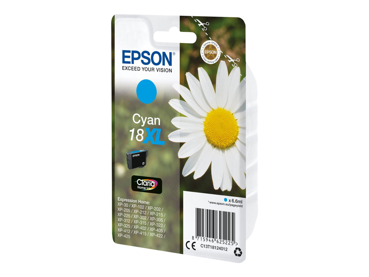 EPSON 1LB 18XL Tintenpatrone Cyan Verpackung