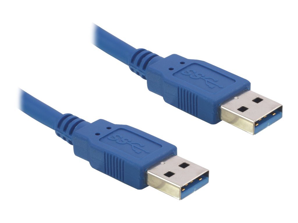 DELOCK Kabel USB 3.0 1,5m A-A St / St Vorderansicht