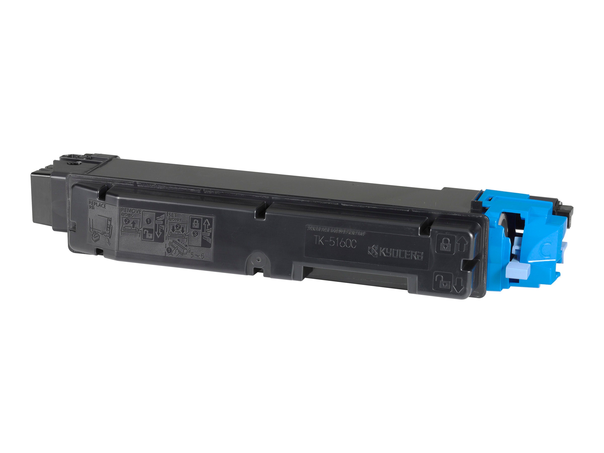 KYOCERA TK-5160C Toner Kartusche cyan Vorderansicht