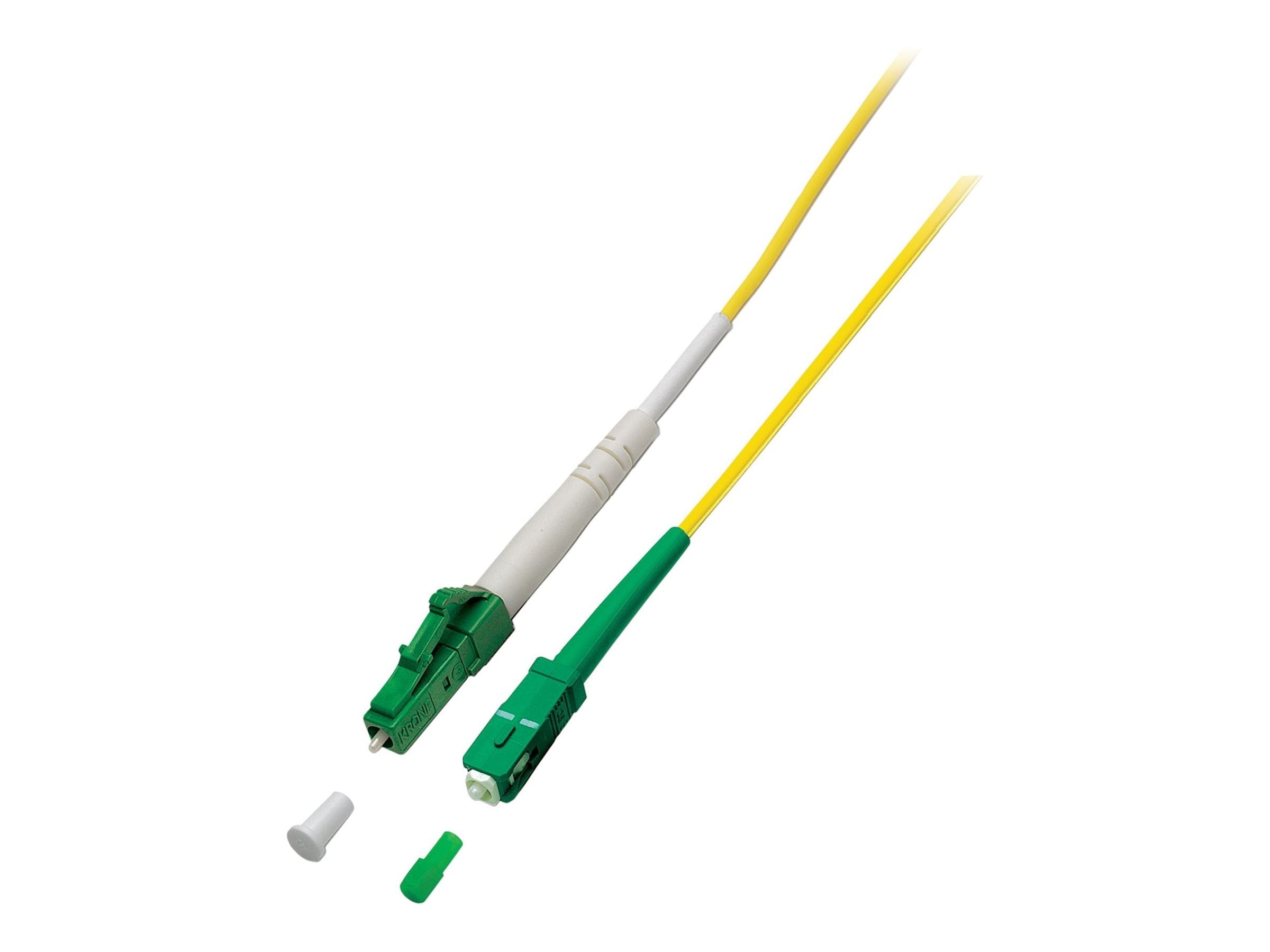 EFB Simplex LWL Patchkabel LC/APC-SC/APC G657.A2 10m - Vorderansicht