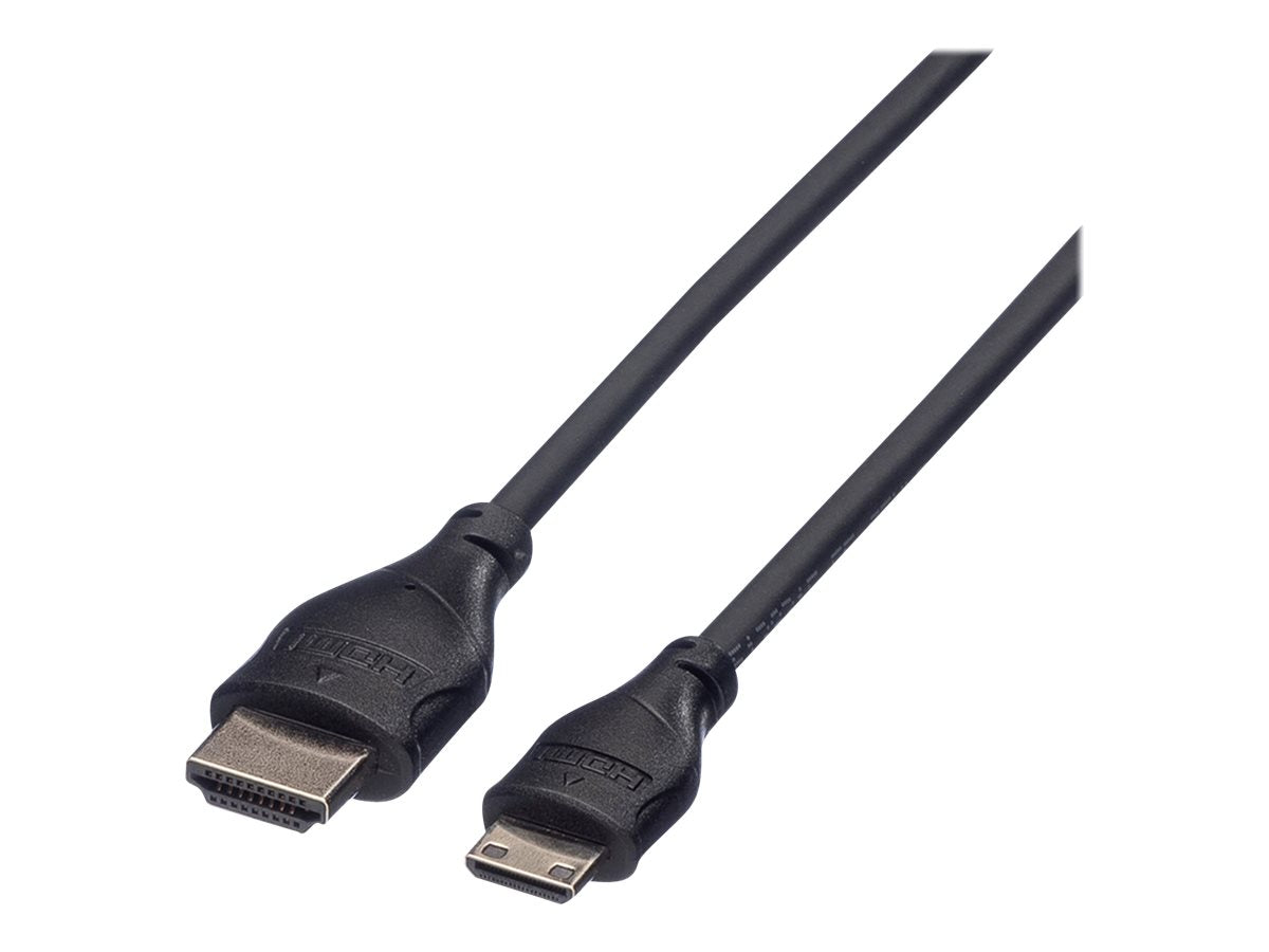 ROLINE GREEN HDMI High Speed Kabel mit Ethernet HDMI ST - Mini HDMI ST 2m - Vorderansicht
