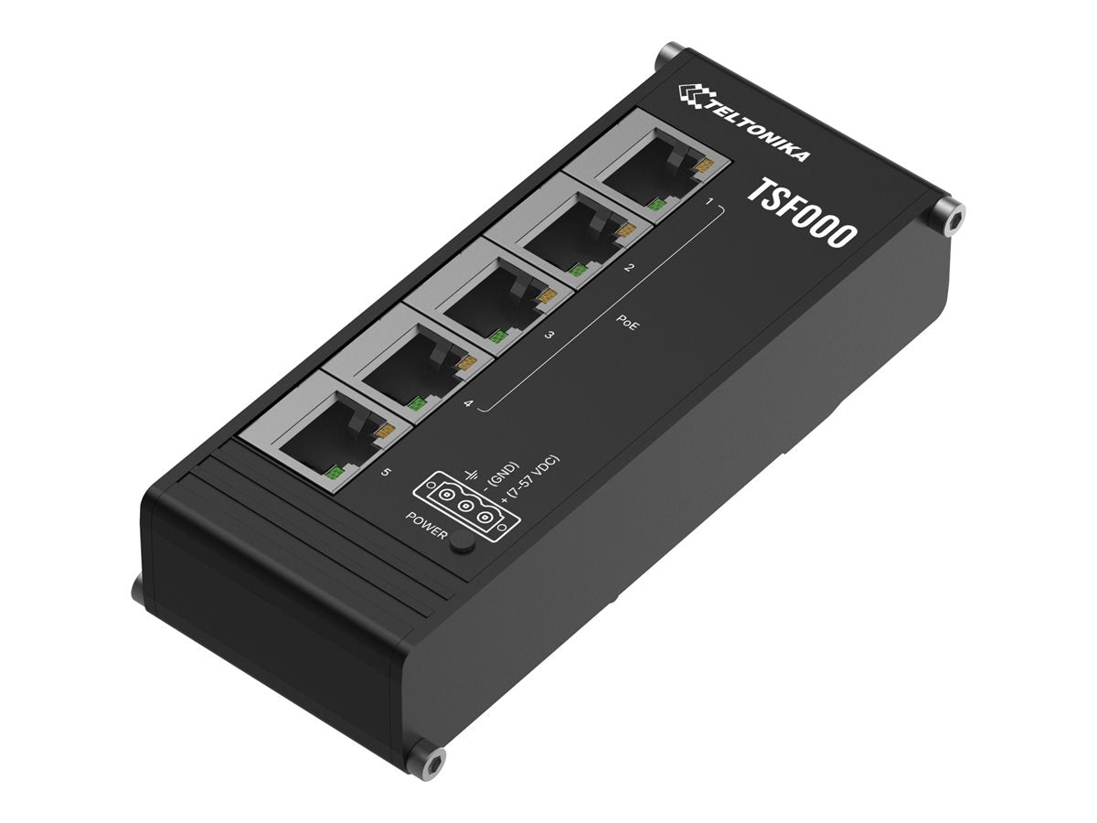 TELTONIKA NETWORKS TSF000 Low Profile POE+ Switch - Vorderansicht