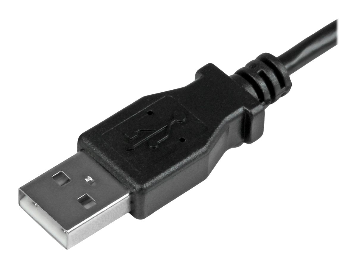 STARTECH.COM Micro-USB Charge-and-Sync Cable M/M - Left-Angle Micro-USB Verpackung