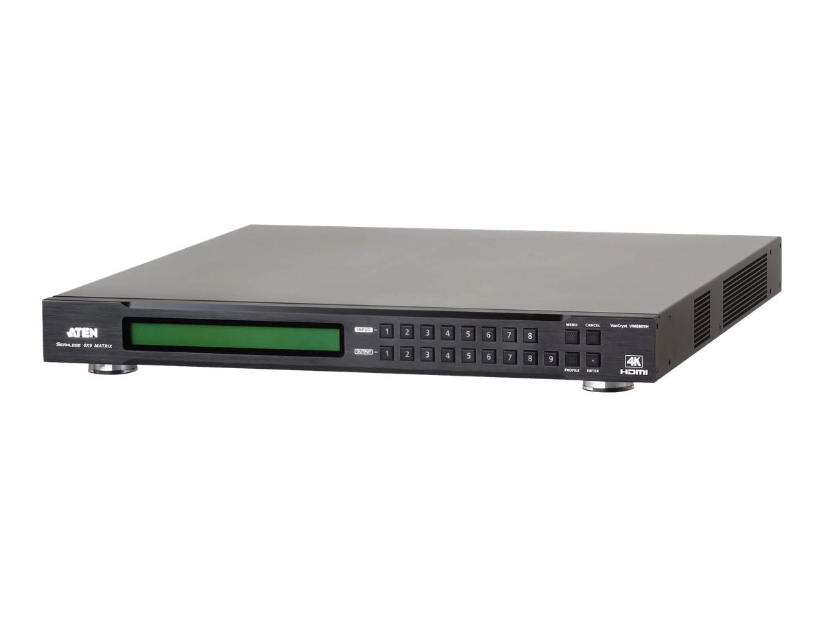 ATEN VM6809H 8x9 4K HDMI Matrix Switch Vorderansicht