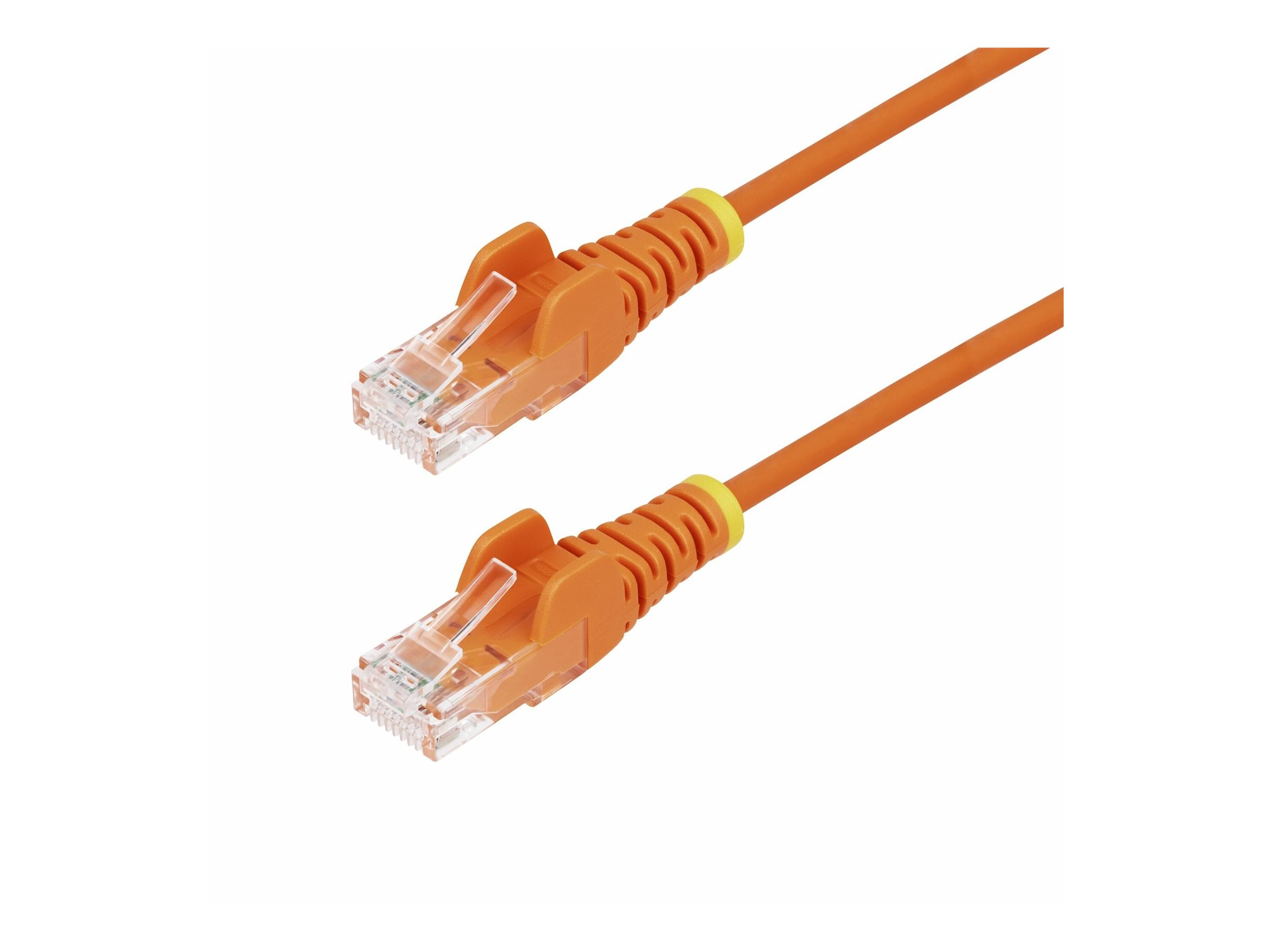 STARTECH.COM 10m Orange Schlankes CAT6-Ethernet-Kabel Snagless RJ45 LSZH 28AWG Reines Kupfer Patchkabel/Netzwerkkabel