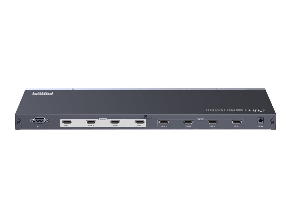 TECHLY HDMI 4X4 Matrix Switch 4Kx4K 60Hz Detailansicht