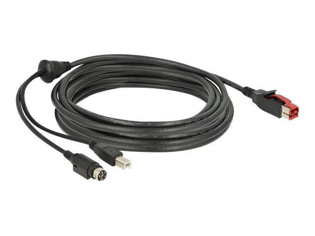DELOCK PoweredUSB Kabel Vorderansicht