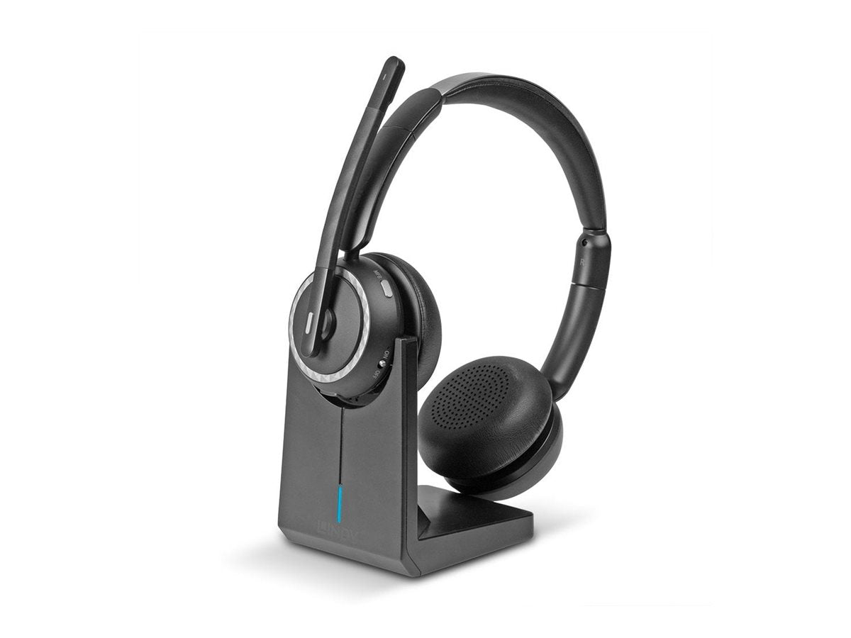 LINDY L118 Wireless Office Headset mit Ladestation