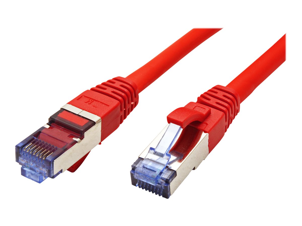 VALUE Patchkabel Kat.6A rot Vorderansicht