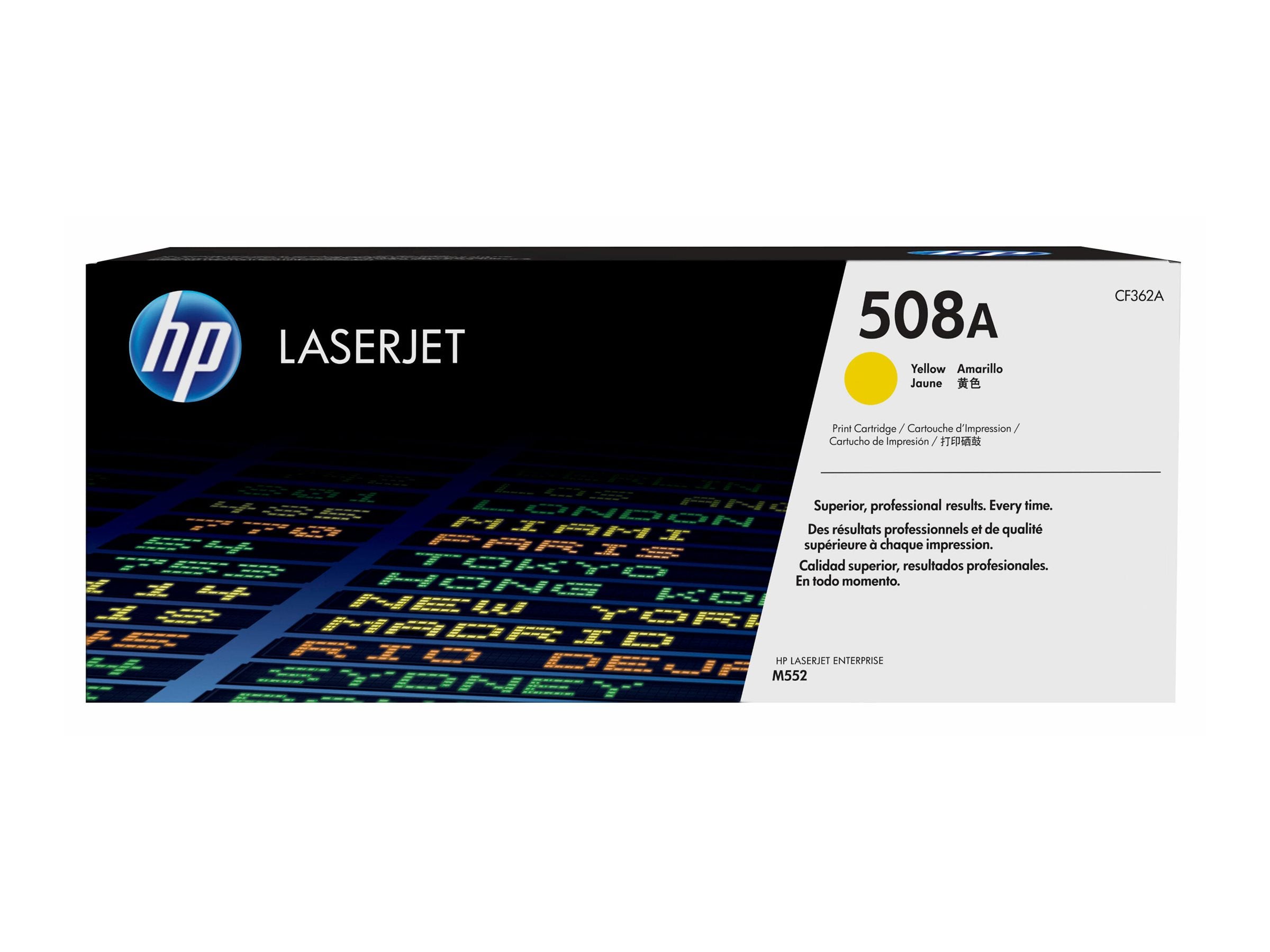 HP 508A Toner cartridge CF362A yellow Detailansicht