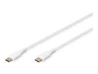DIGITUS USB-C Silicone charging cable USB-C - USB-C 2m USB 2.0 60W white