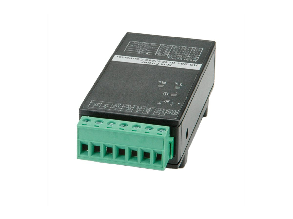 ROLINE RS232 nach RS422/485 Konverter für DIN Hutschiene selfpowered