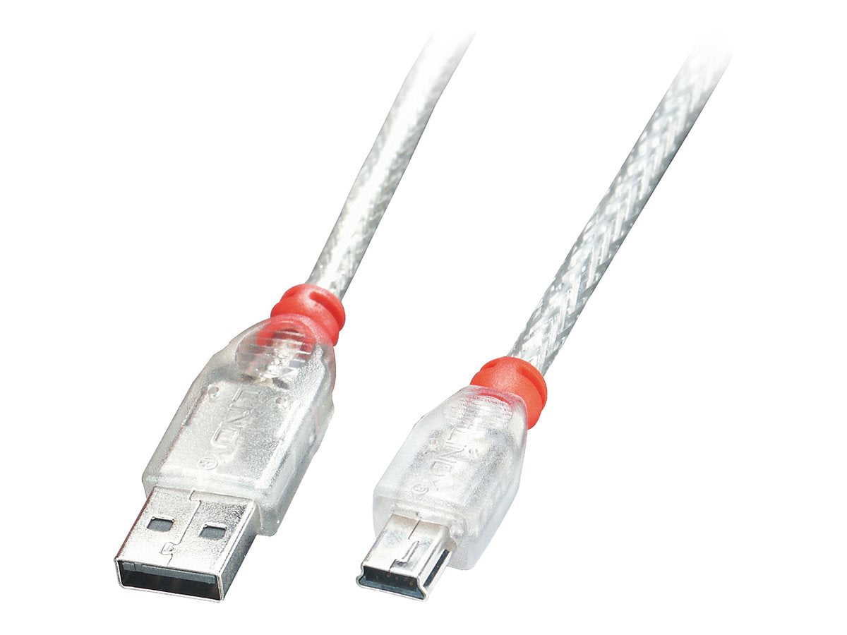 LINDY USB 2.0 Kabel A/Mini-B 5m - Vorderansicht