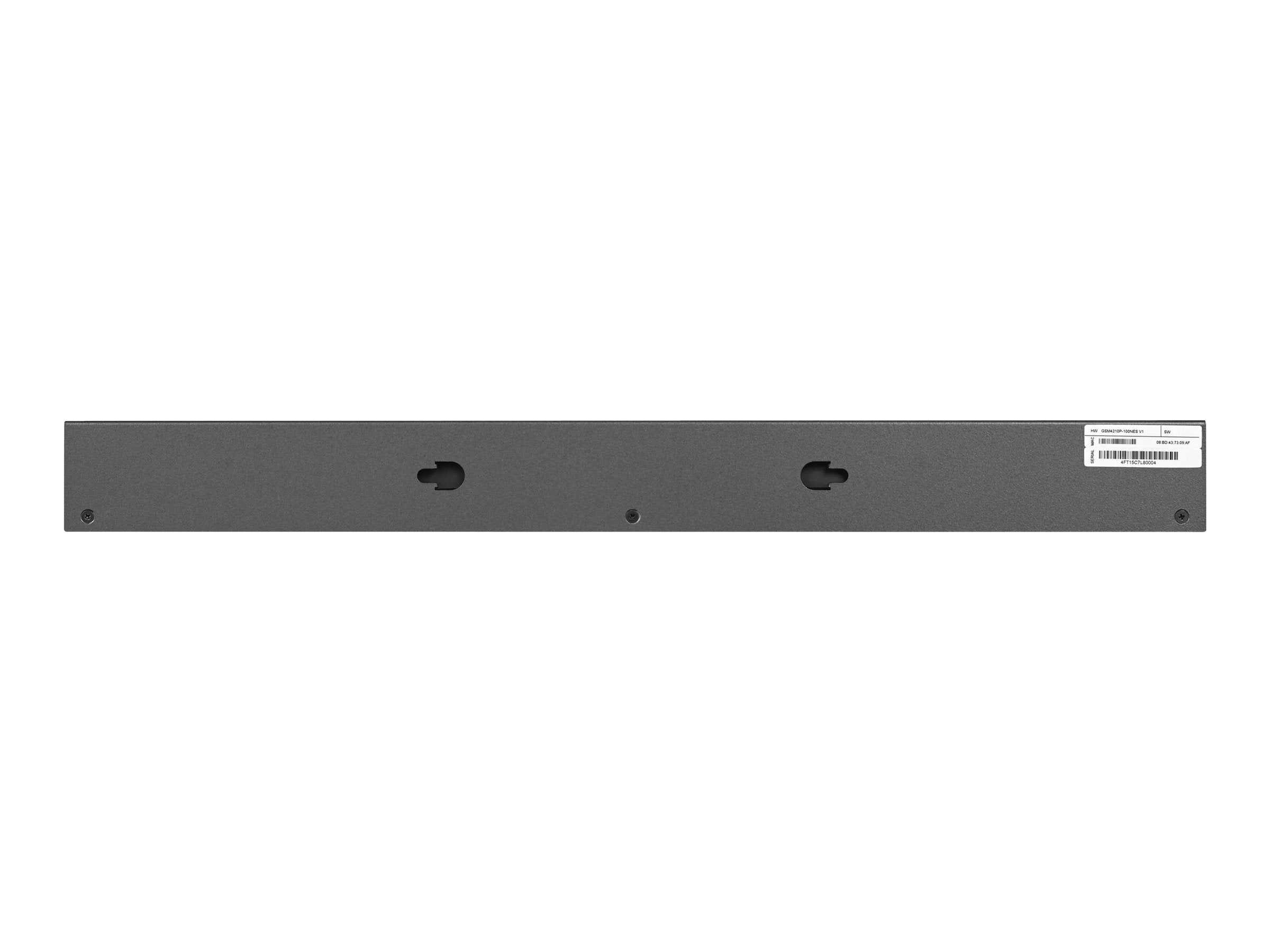 NETGEAR M4200 10-Port PoE+ Multigigabit Managed Switch Rückansicht