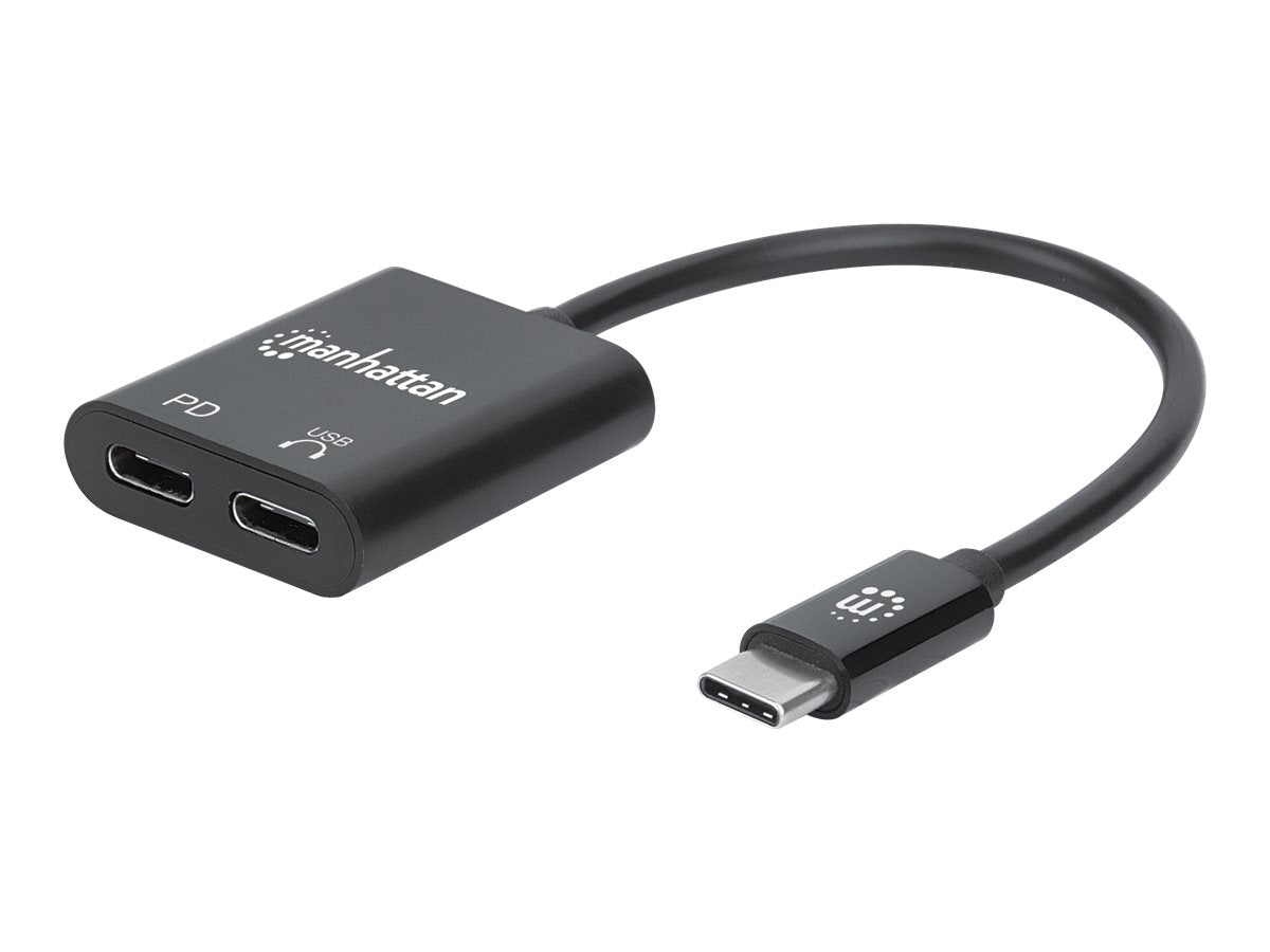MANHATTAN USB-C Audioadapter Anschlussansicht