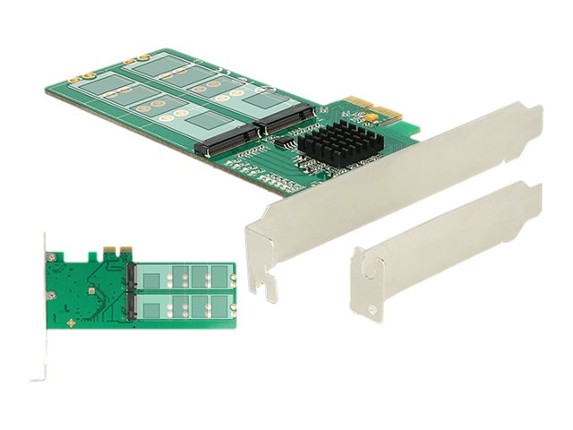 DELOCK PCI Express Karte Vorderansicht