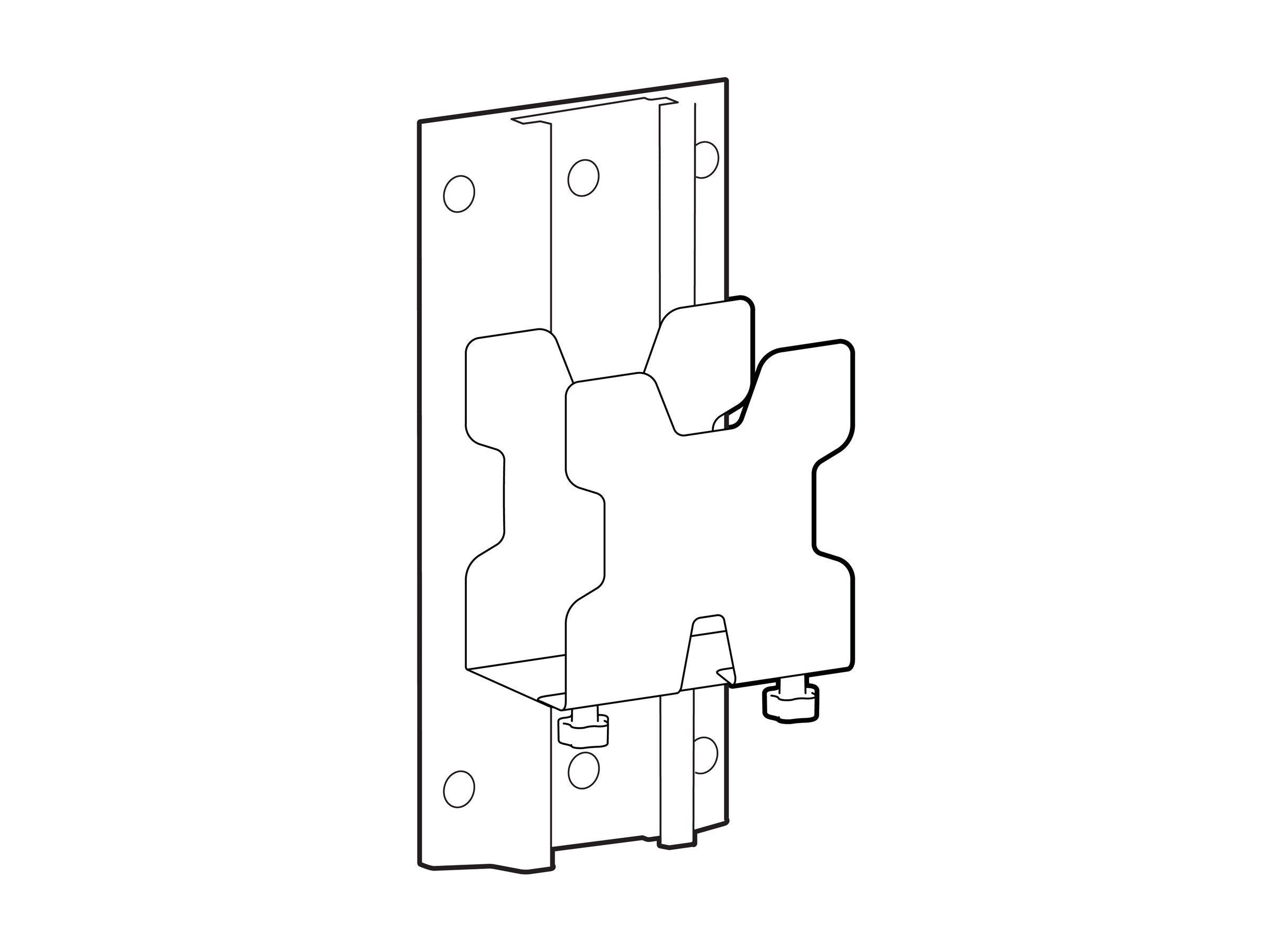 ERGOTRON MINI PC MOUNT FOR LX PRO WALL SYSTEM darkgrey