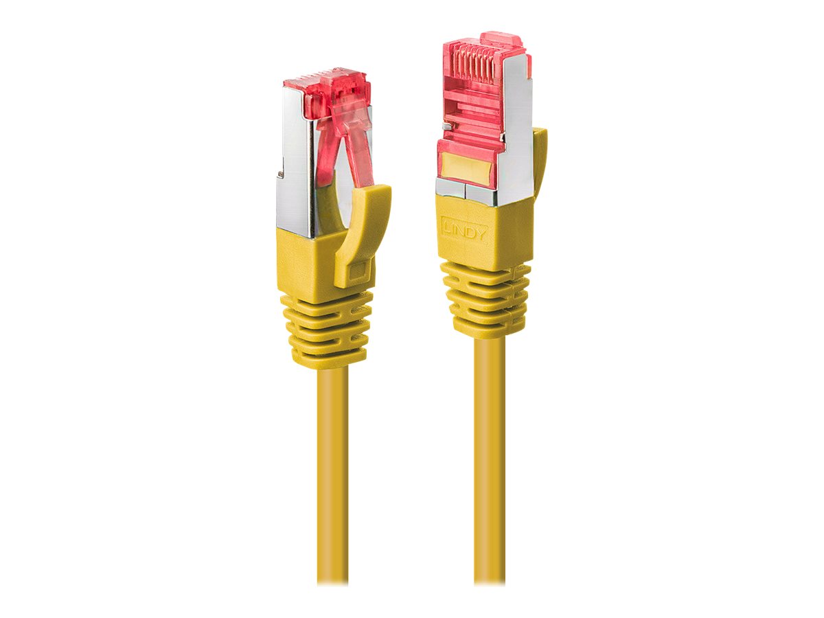 LINDY Cat.6 S/FTP Kabel, gelb, 0,3m Patchkabel - Verpackung