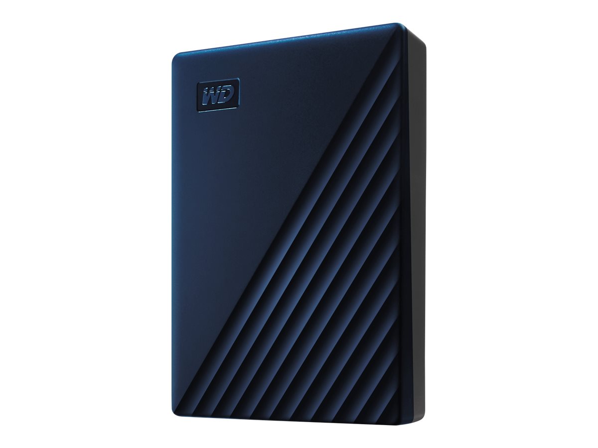 WD My Passport for MAC 4TB Blue Detailansicht