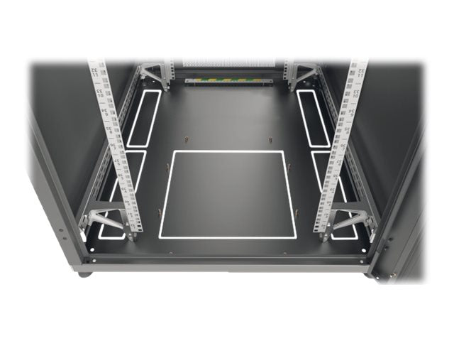 EFB 48,3cm 19Zoll Serverschrank PRO SERIE 42HE Innenansicht