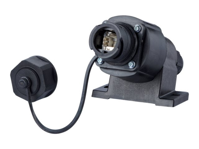 METZ CONNECT E-DAT Industry IP67 V1 AP RJ45 Wanddose Vorderansicht