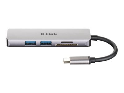 D-LINK DUB-M530 USB-C Hub 5-Port USB 3.0 Detailansicht