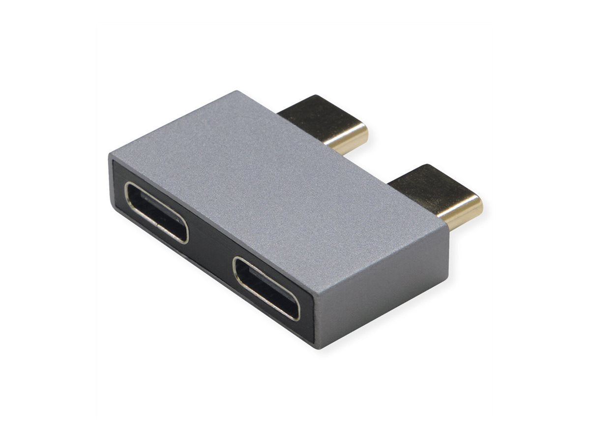 ROLINE USB 3.2 Gen 2 Adapter 2x USB Typ C Detailansicht