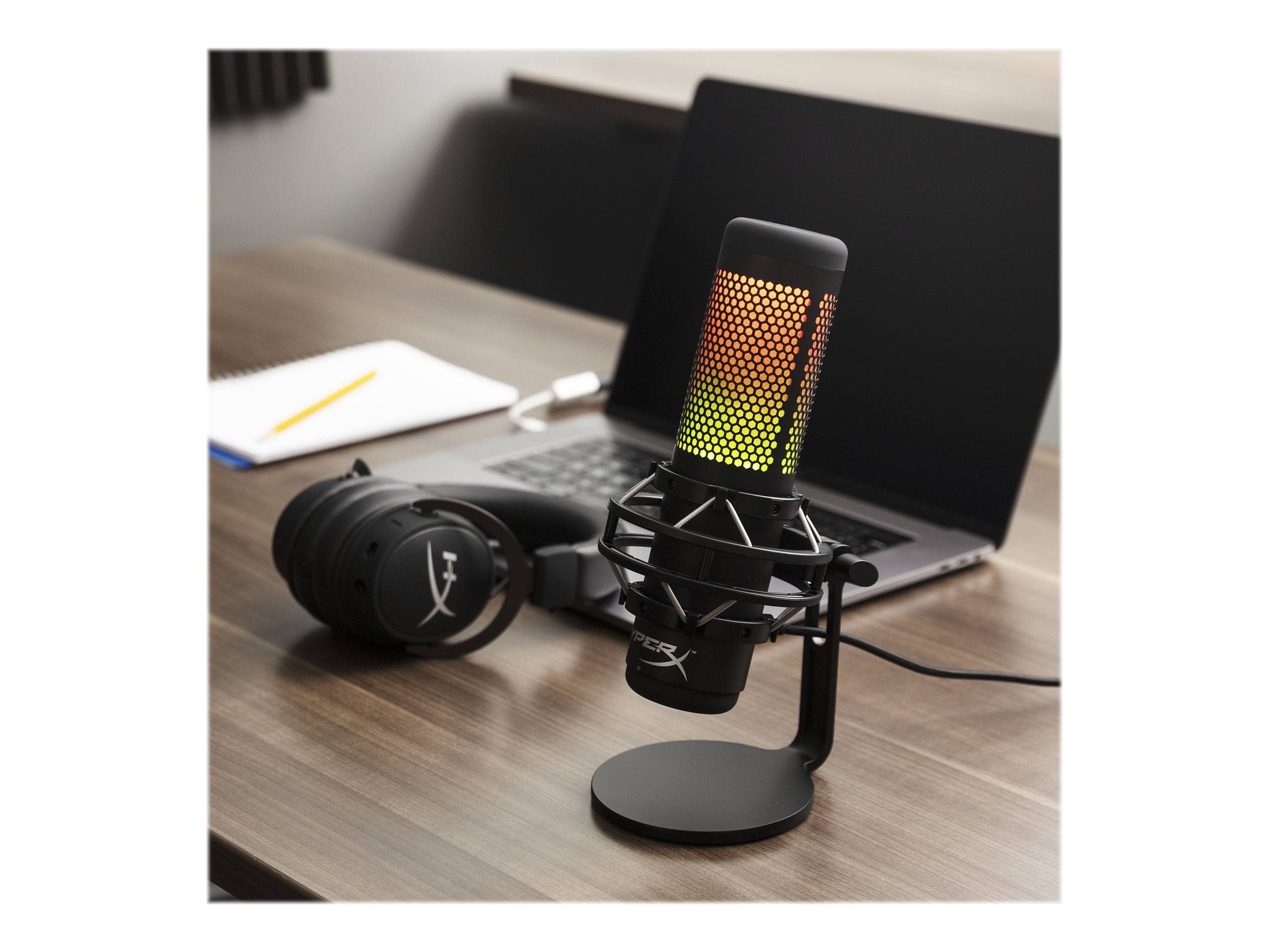 HP HyperX QuadCast S Mikrofon Vorderansicht