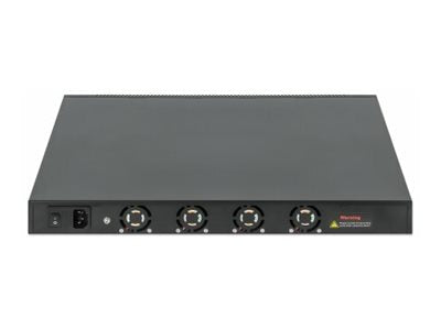 INTELLINET 54-Port L3 Fully Managed PoE+ Switch mit 48 Gigabit Ethernet-Ports und 6 SFP+ Uplinks 850 W PoE-Budget Self-Healing