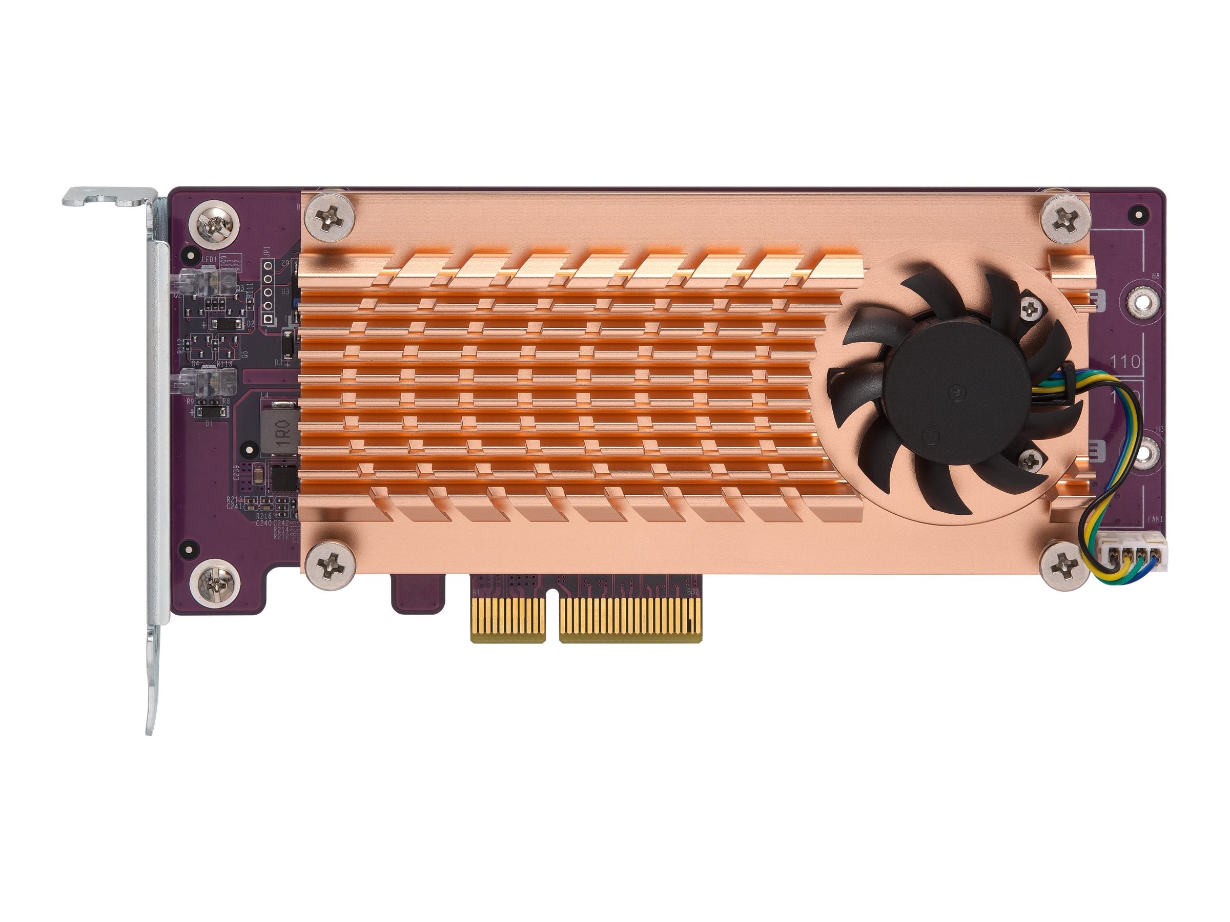QNAP QM2-4P-384 PCIe SSD Erweiterungskarte Verpackung