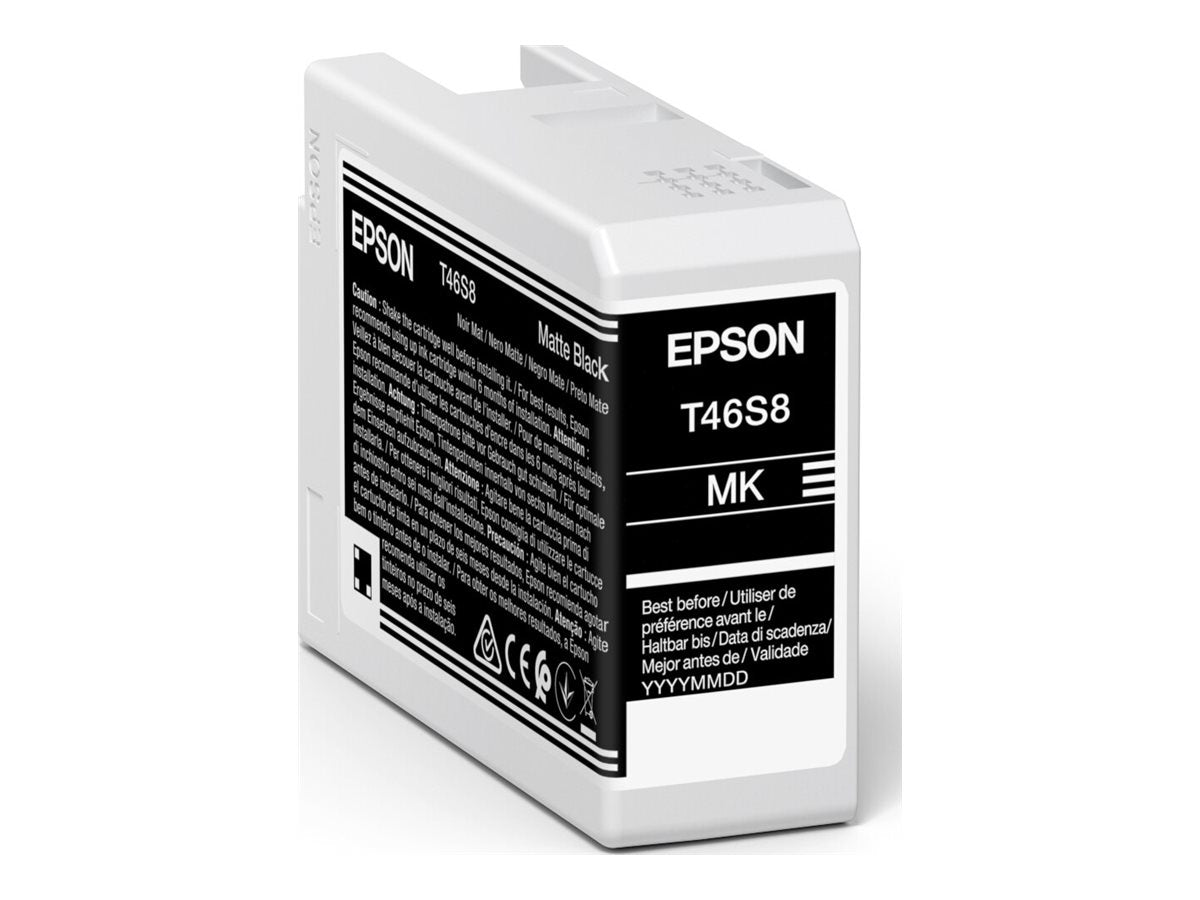 EPSON 4LB Singlepack Matte Black T46S8 UltraChrome Pro 10 ink 25ml - Vorderansicht