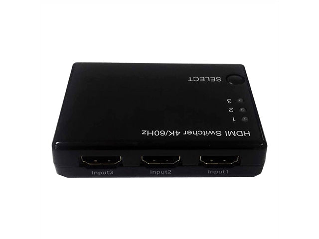 ROLINE 4K HDMI Switch 3-fach Anschlussansicht