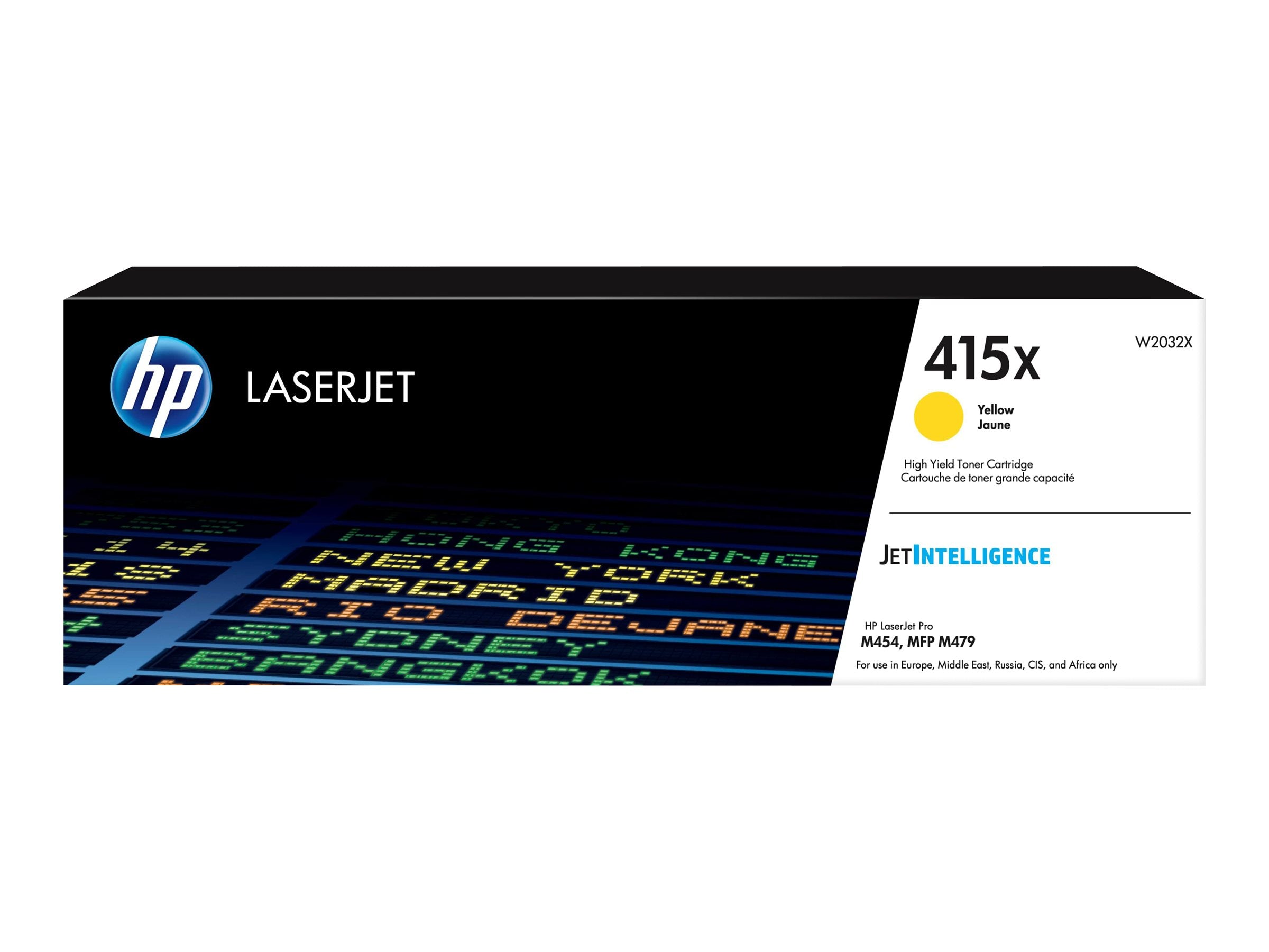 HP 415X Yellow LaserJet Toner Cartridge Seitenansicht