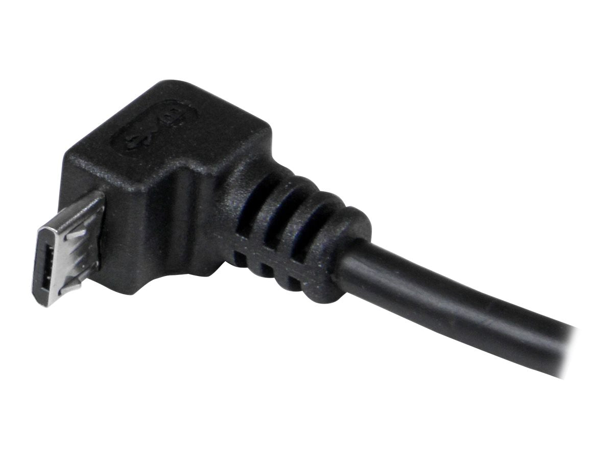 STARTECH.COM 2m Micro USB Kabel - A auf abwärtsgewinkeltes Micro B Detailansicht
