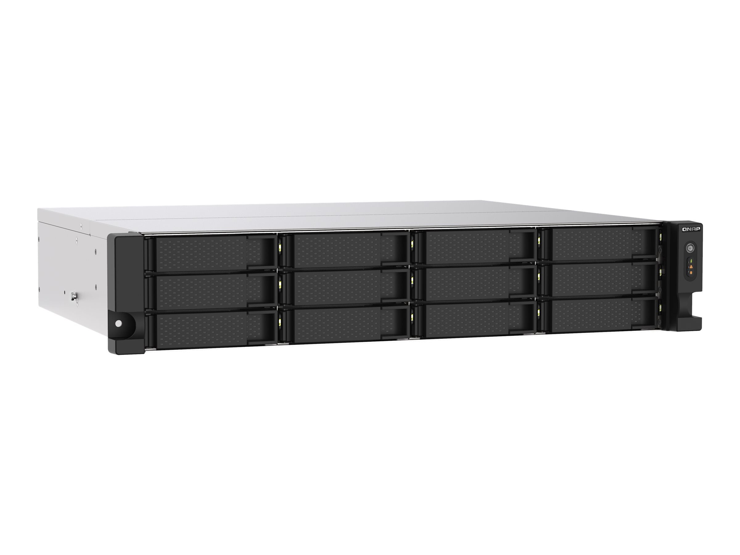 QNAP 12-Bay-Rackmontage-NAS Detailansicht