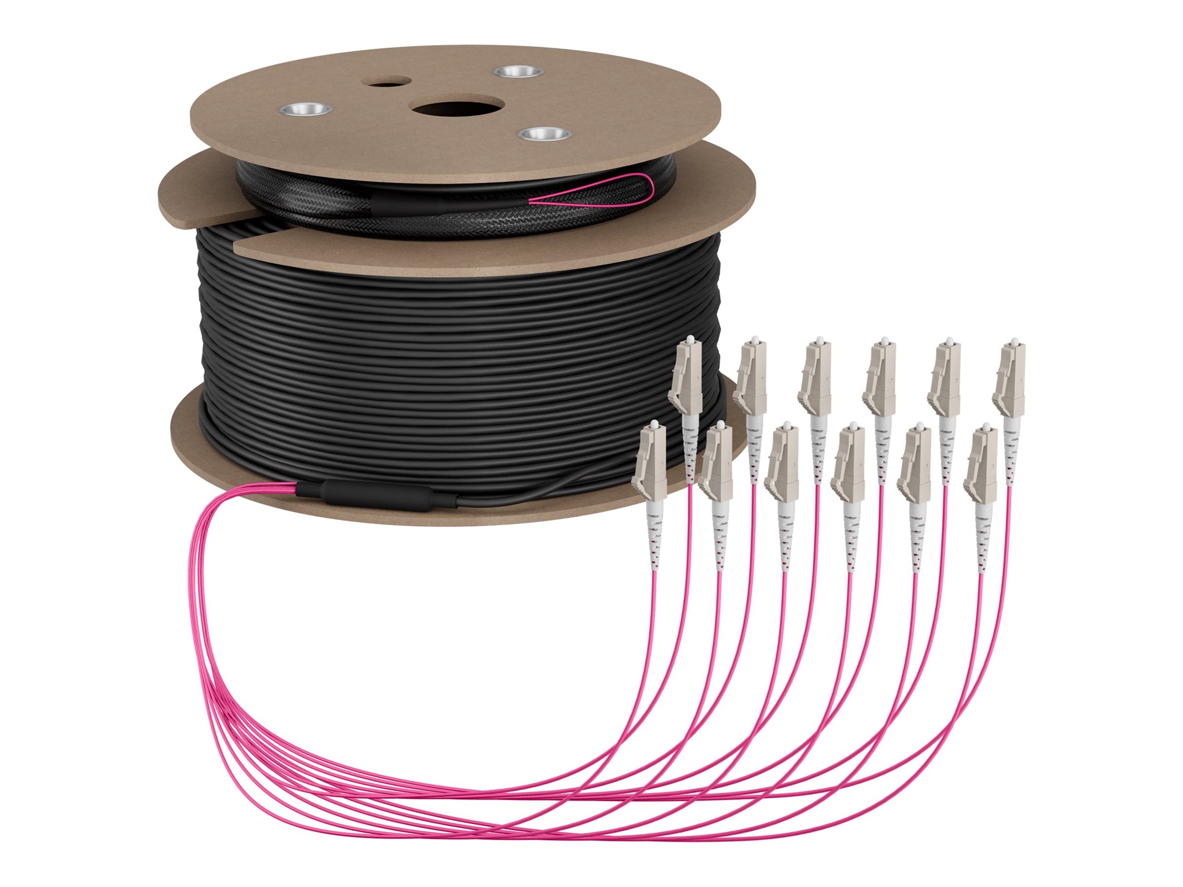 EFB Trunkkabel U-DQ ZN BH 12G 50/125 LC/LC OM4 110m Vorderansicht