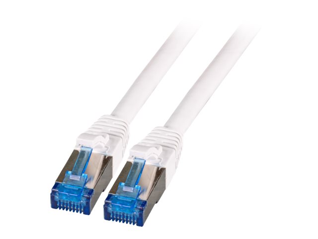 EFB RJ45 Patchkabel S/FTP Cat6A Superflex LSZH WEISS 5m - Vorderansicht
