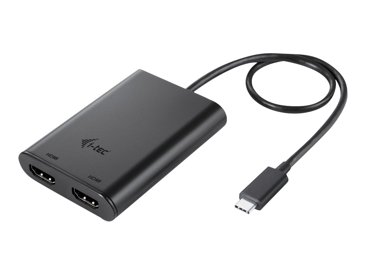I-TEC USB C auf Dual HDMI Port VideoAdapter Vorderansicht