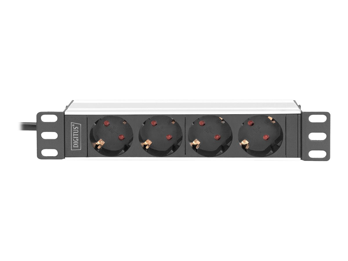 DIGITUS 1U Aluminum PDU Vorderansicht