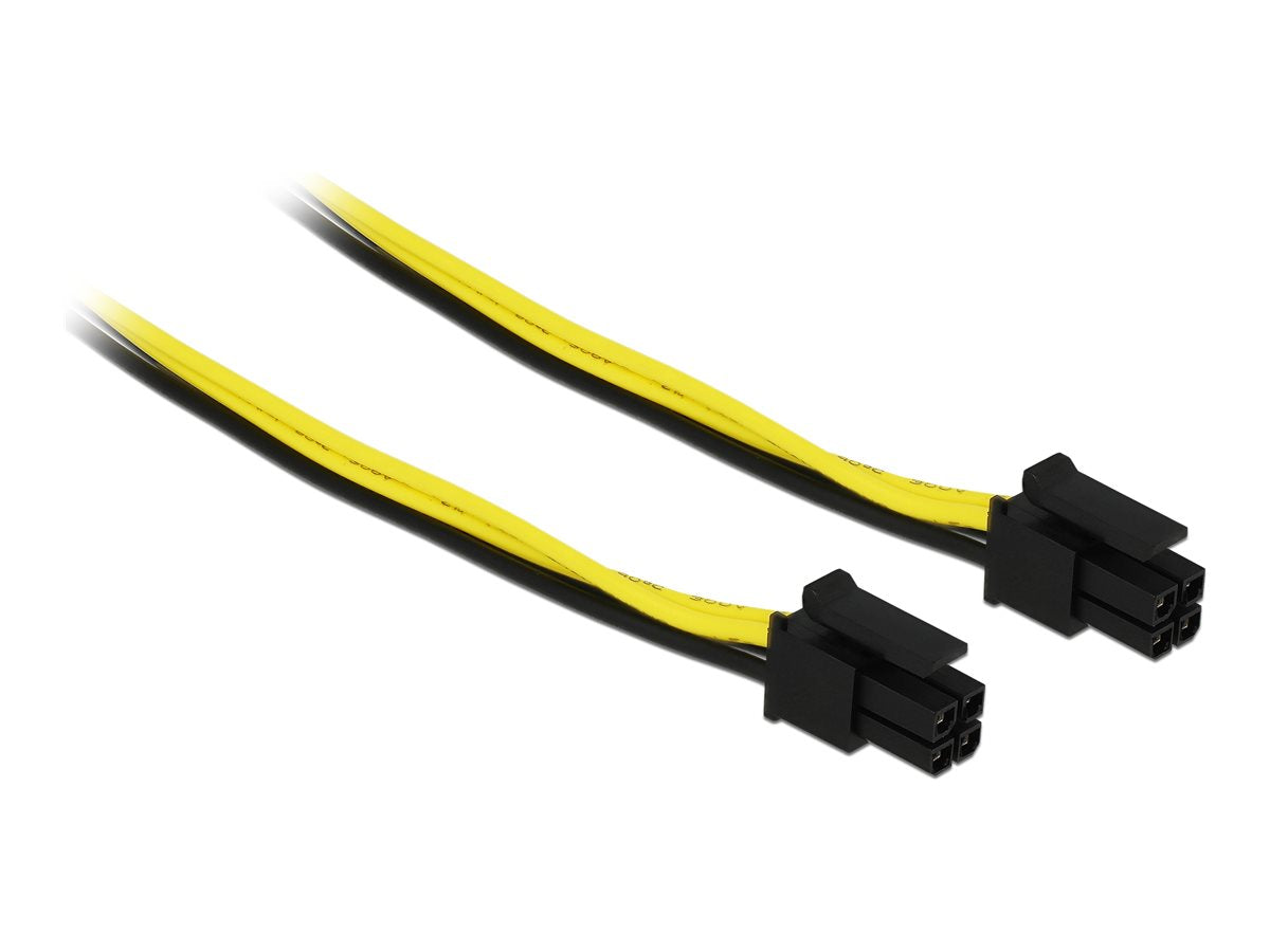 DELOCK Micro Fit 3.0 Kabel 4 Pin Stecker zu Stecker 50cm - Vorderansicht