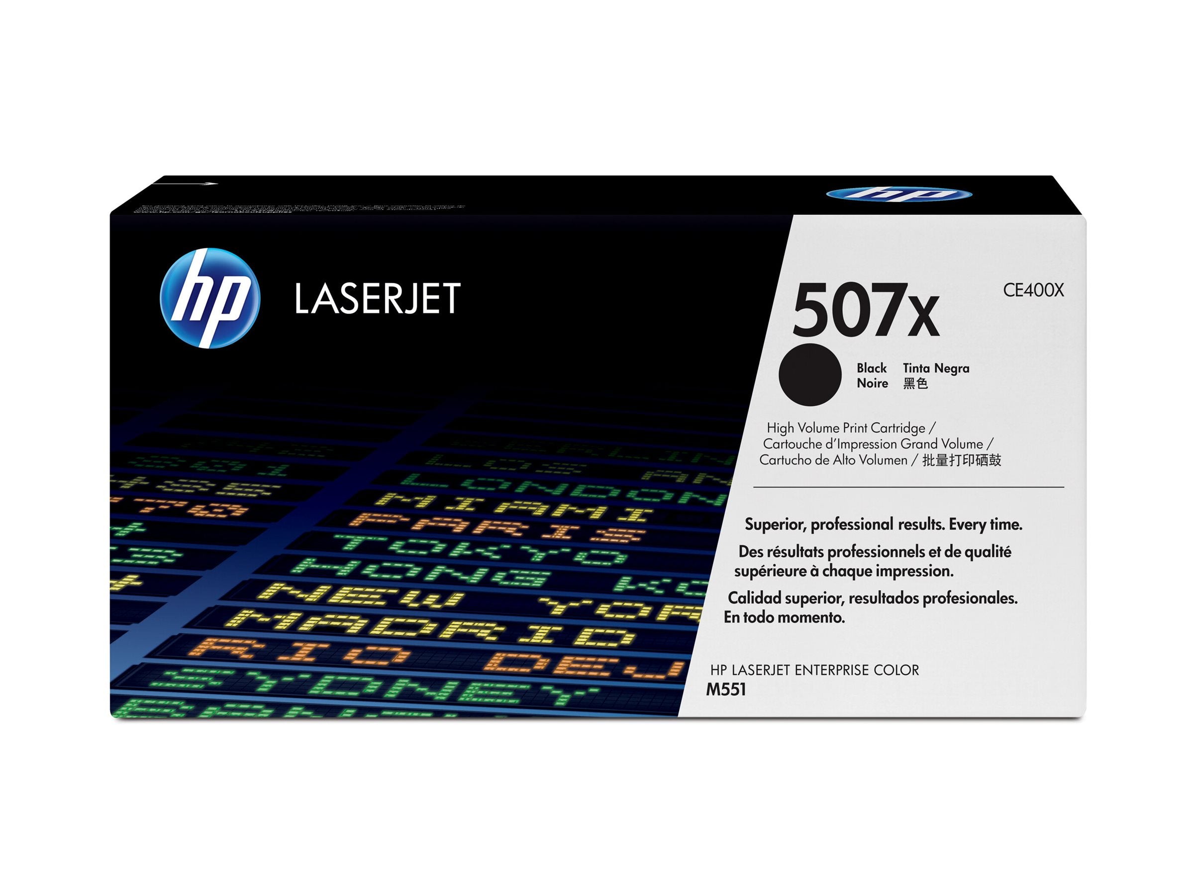 HP 507X Tonerpatrone CE400X schwarz Detailansicht