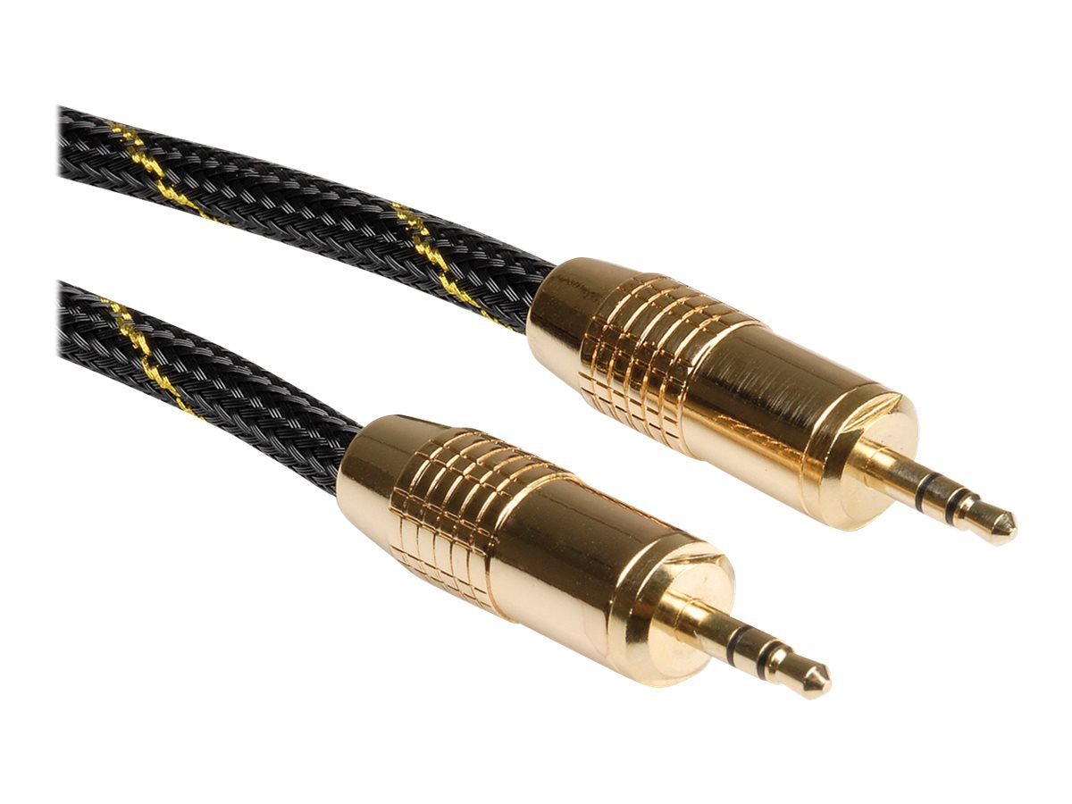ROLINE GOLD 3,5mm Audio-Verbindungskabel Stecker / Stecker 10m - Verpackung