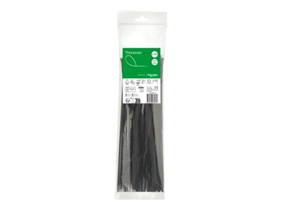 APC KABELBINDER 300X3,6 VE 100 FARBE SCHWARZ - Vorderansicht