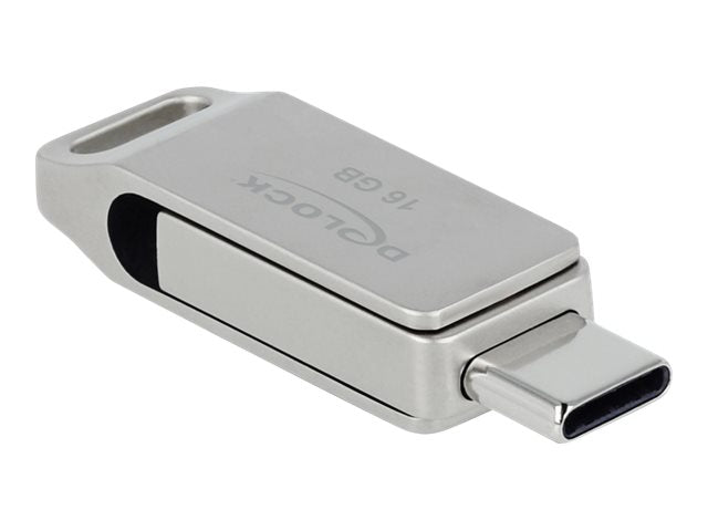 DELOCK USB 3.2 Gen 1 USB-C + Typ-A Speicherstick 16GB - Nutzung am Schlüsselbund
