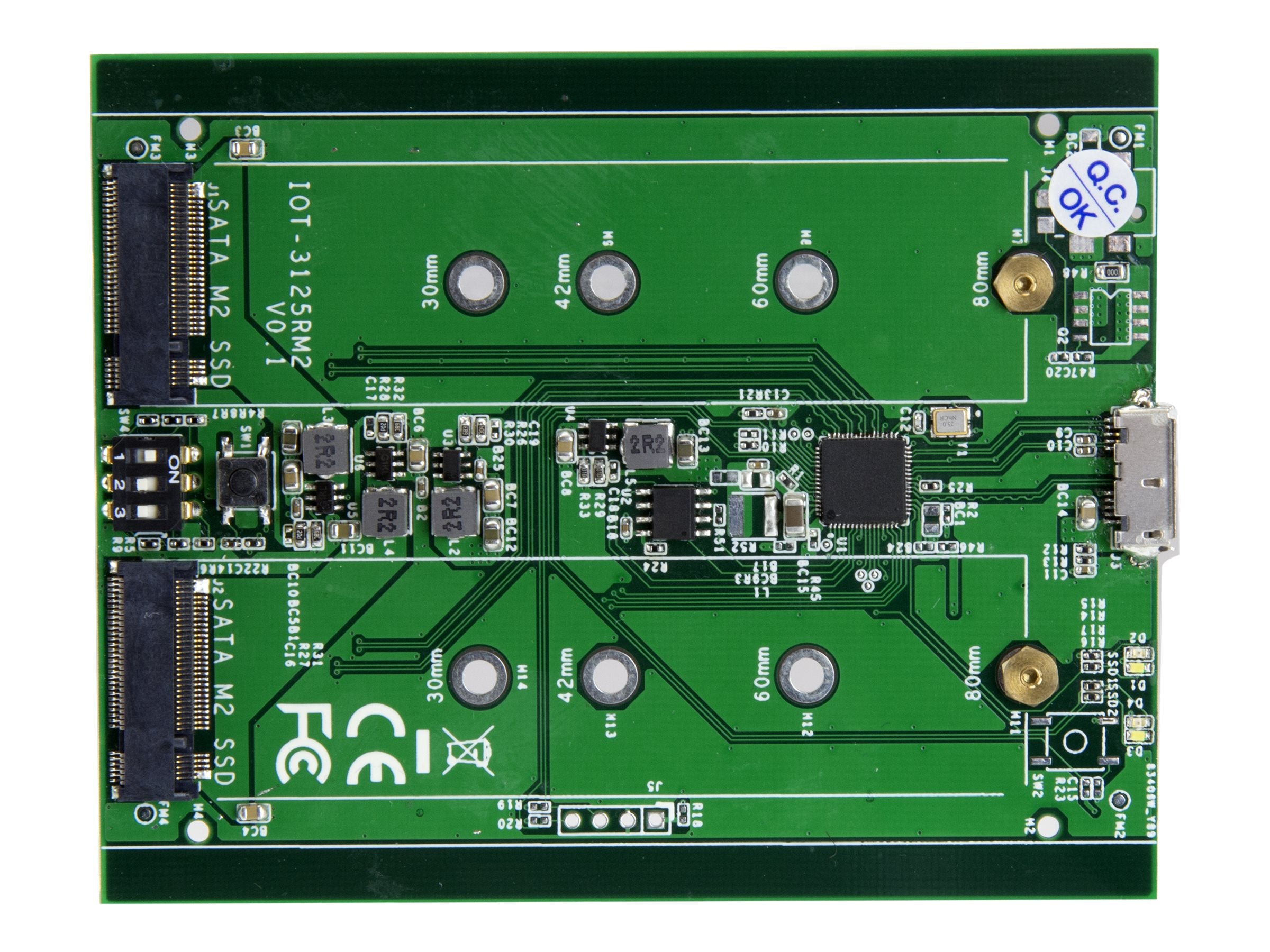STARTECH.COM SSD Festplattengehäuse für zwei M.2 Festplatten - Verpackung