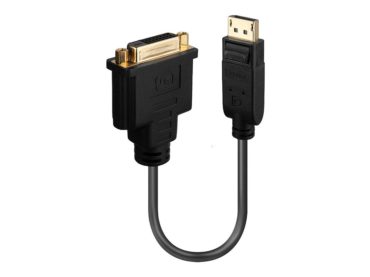 LINDY DisplayPort Stecker an DVI-D Buchse, mit Chip - Vorderansicht