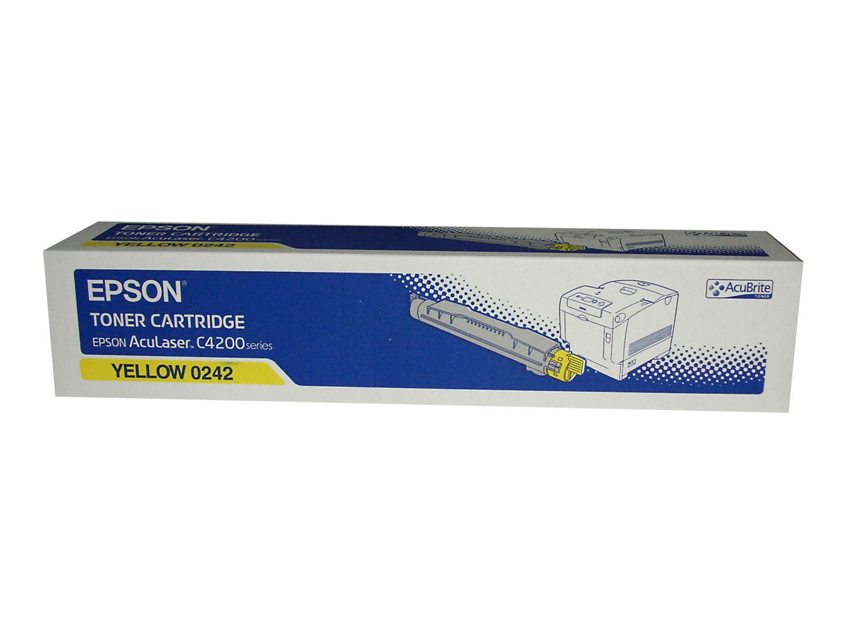 EPSON AcuLaser C4200 Toner gelb Seitenansicht