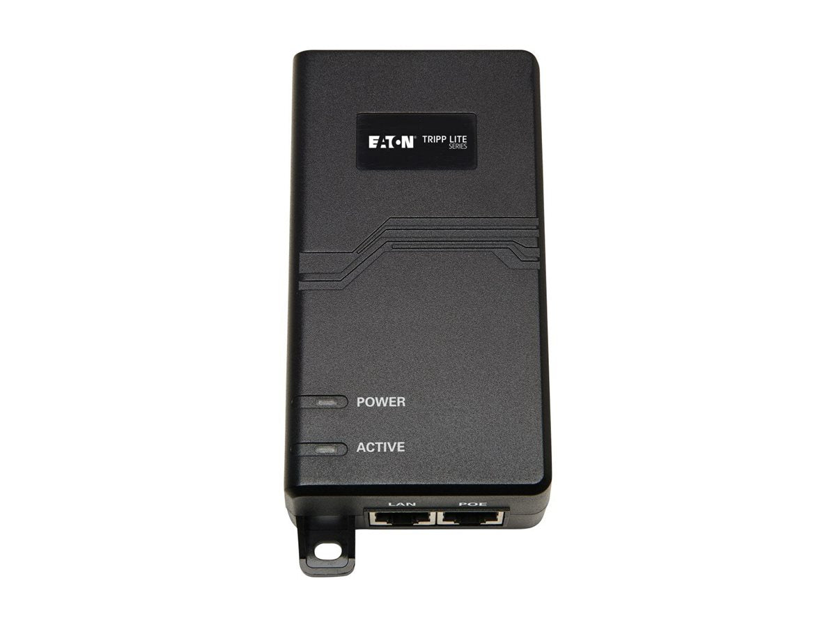 EATON TRIPPLITE Gigabit PoE+ Midspan Active Injector Verpackung
